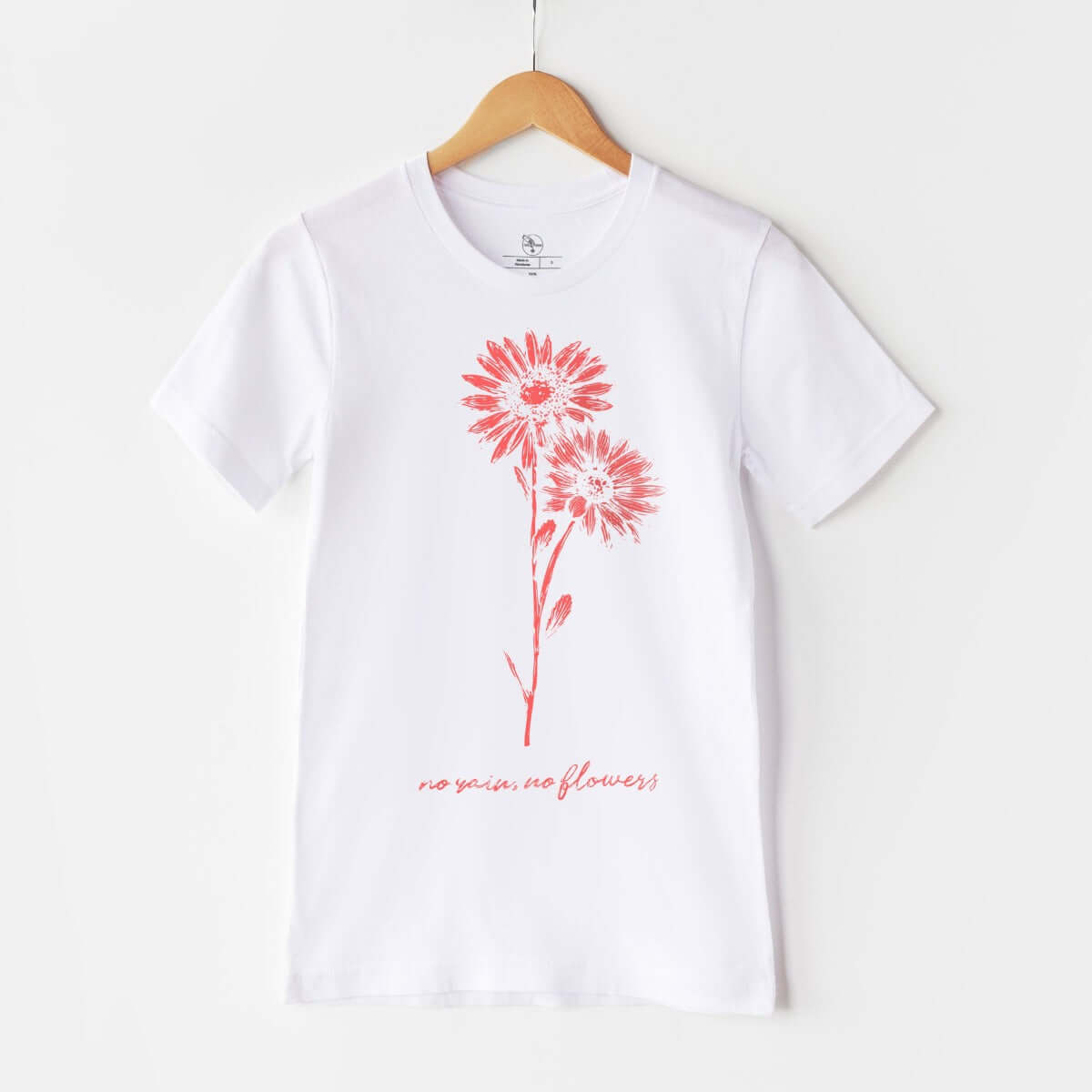 No Rain, No Flowers 3.1 (Red) T-Shirt