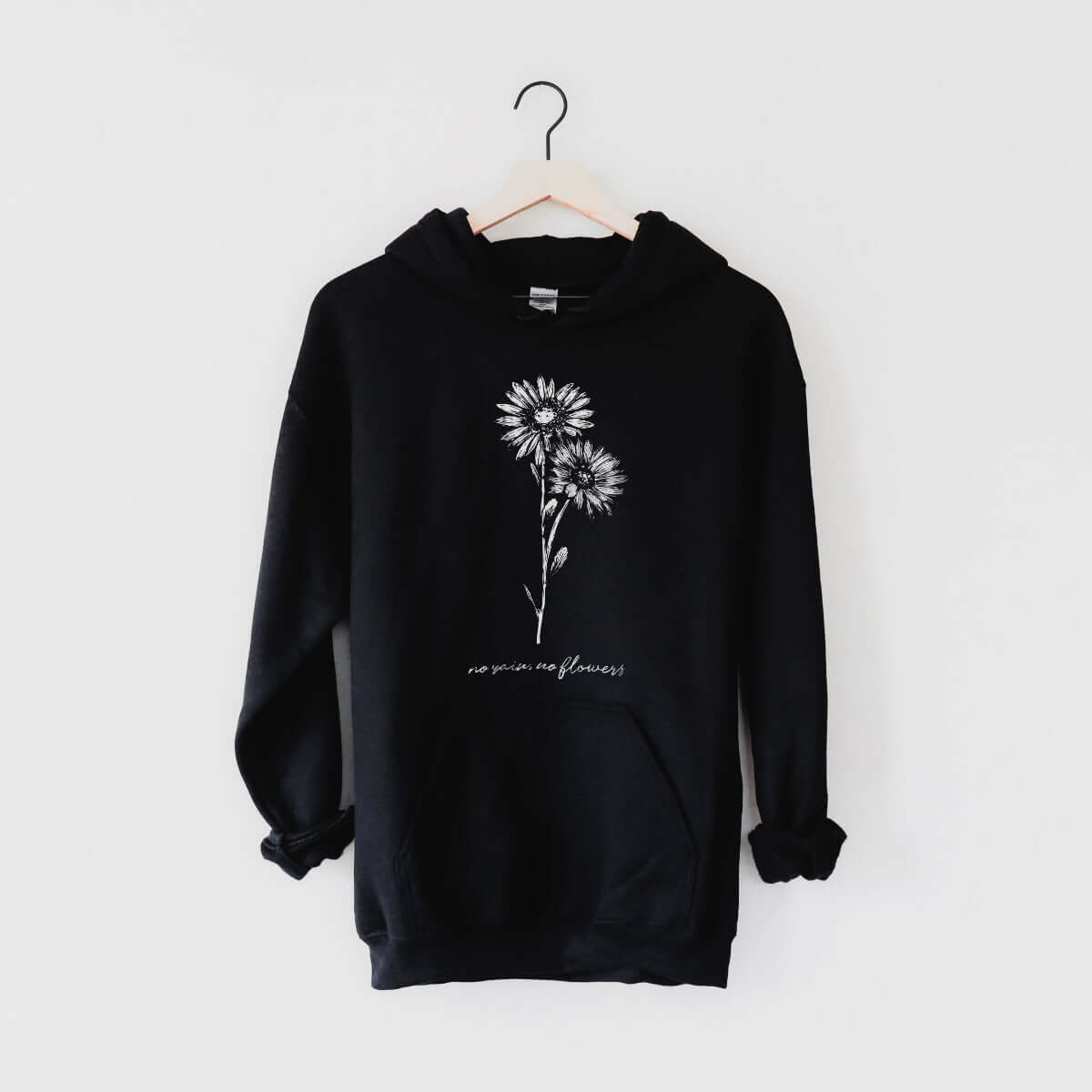 No Rain No Flowers 3.1 (White) Hoodie