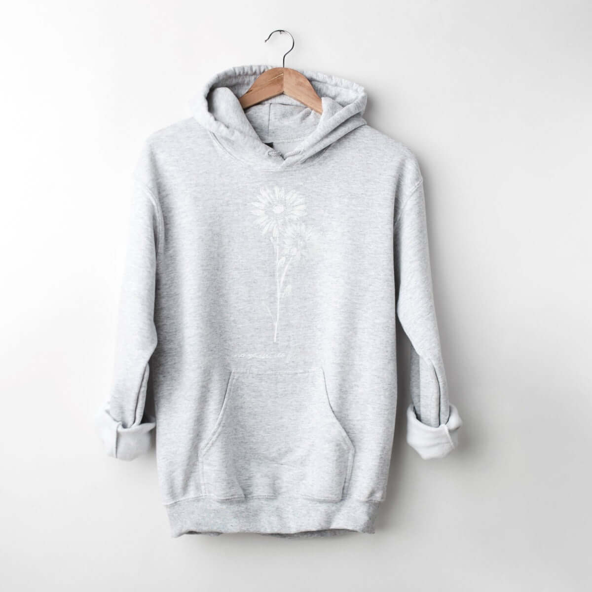 No Rain No Flowers 3.1 (White) Hoodie