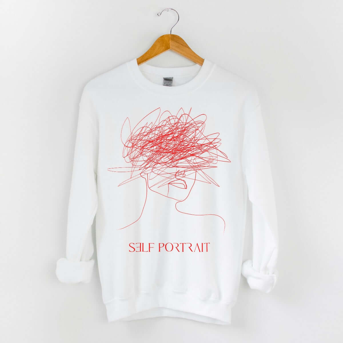 Self Portrait (Red Print) - Sweatshirt