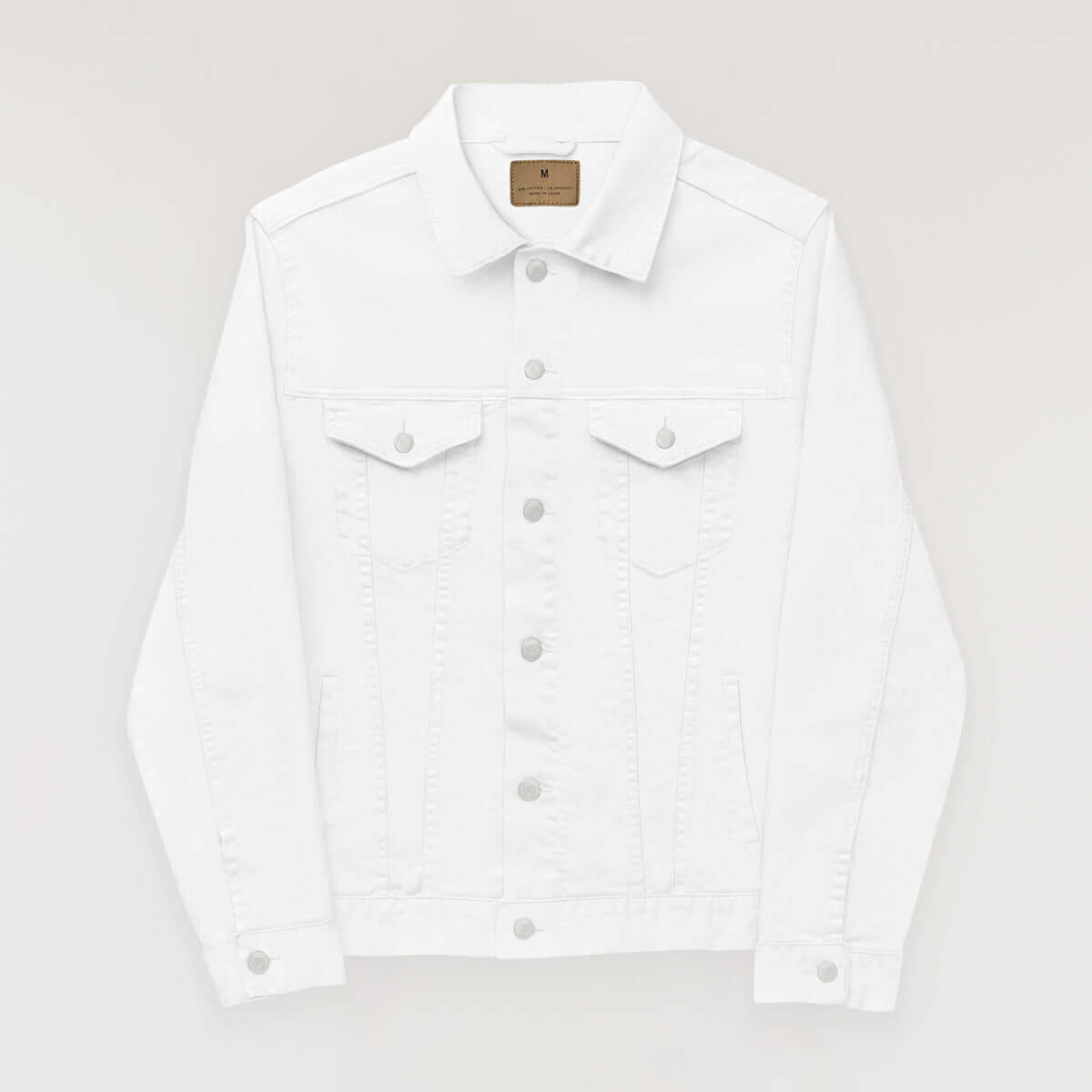 Good Vibes Denim Jacket - Black Stitch