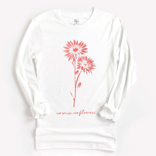 No Rain No Flowers 3.1 (Red) Long Sleeve Tee