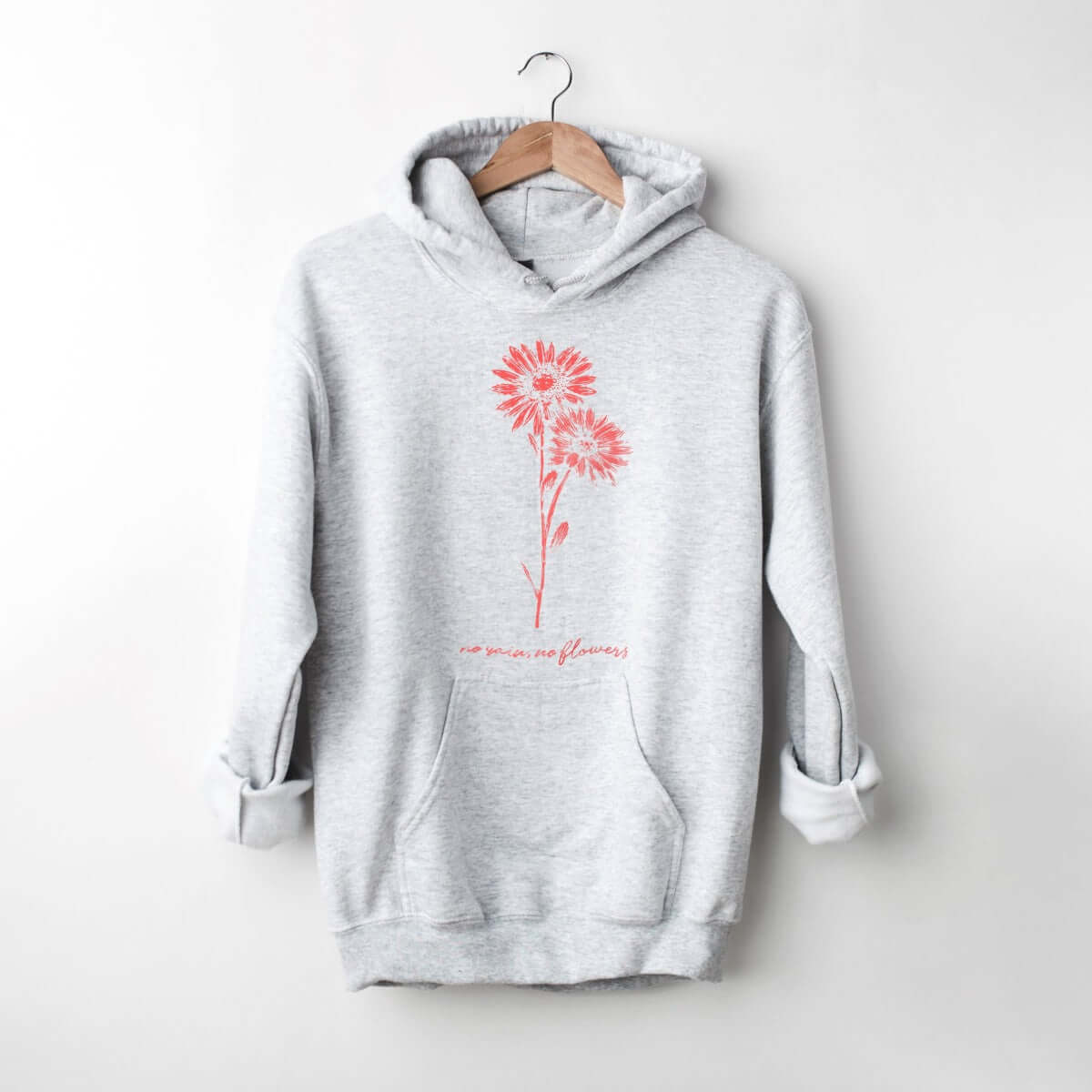 No Rain No Flowers 3.1 (Red) Hoodie