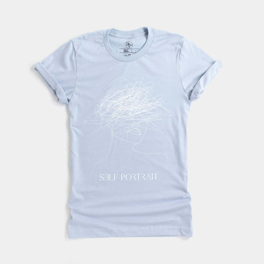 Self Portrait (White Print) - T-Shirt