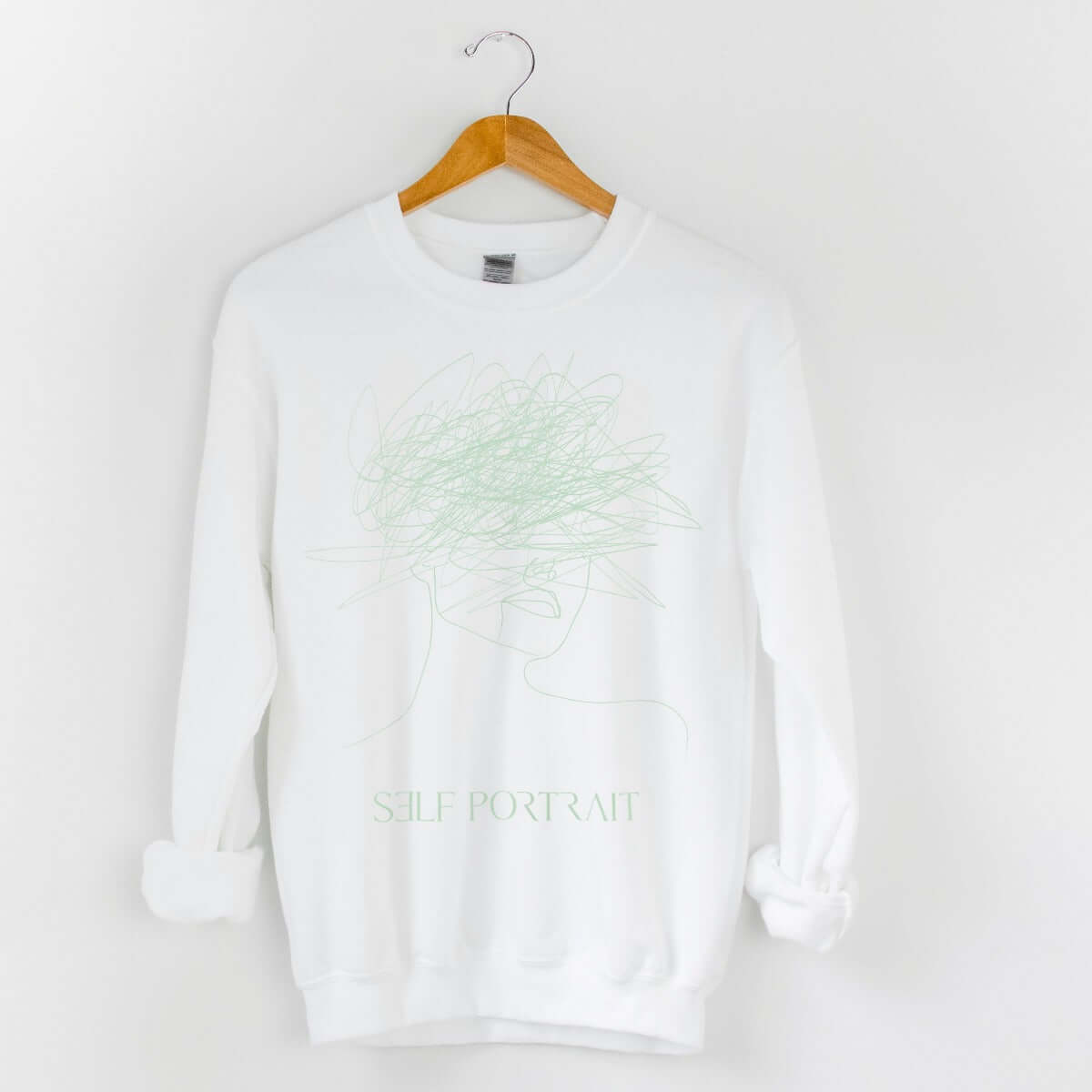 Self Portrait (Sage Print) - Sweatshirt