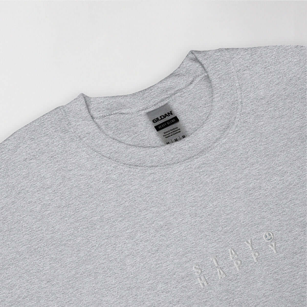 Sale - Stay Happy Embroidered Sweater