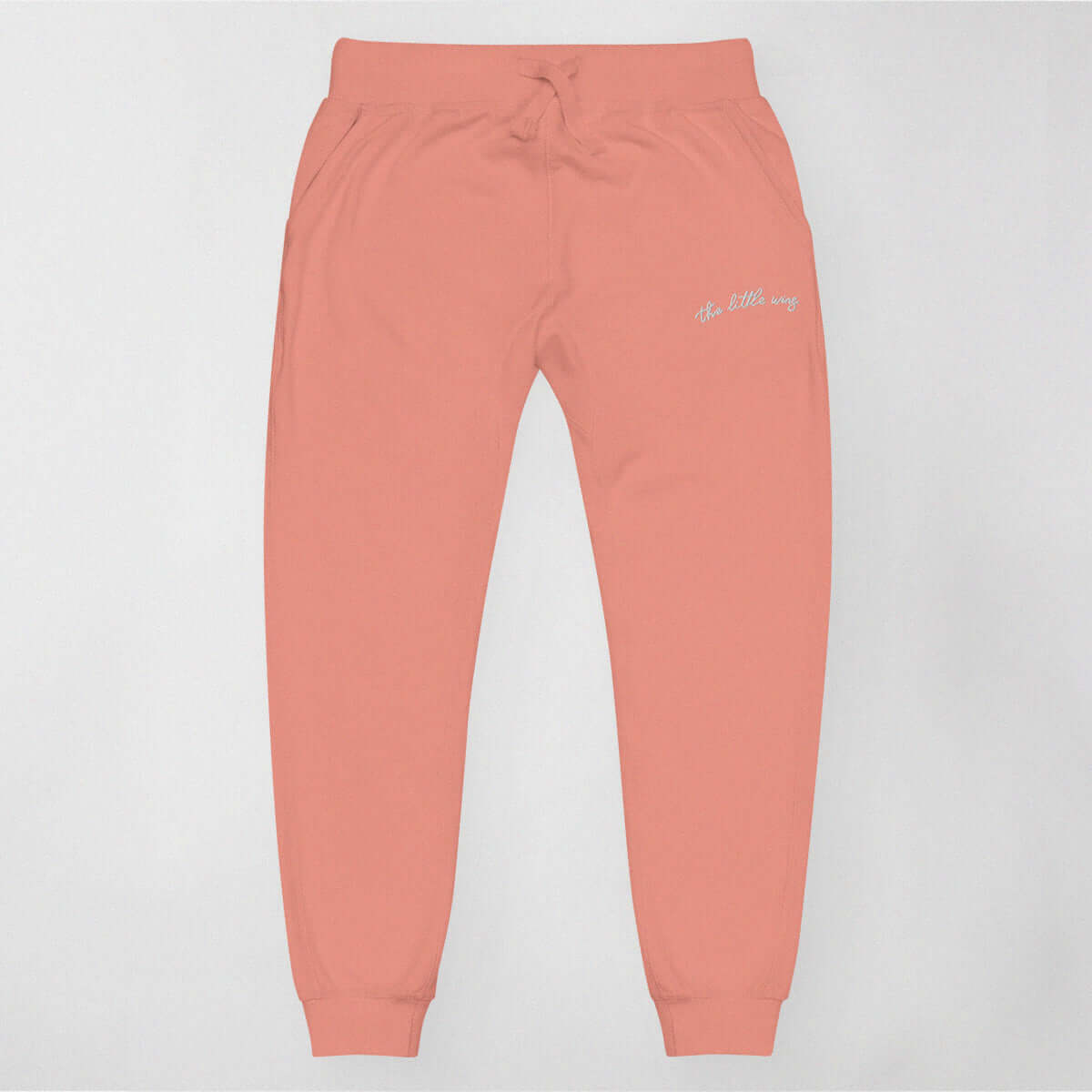 The Little Wins - Embroidered Fleece Sweatpants