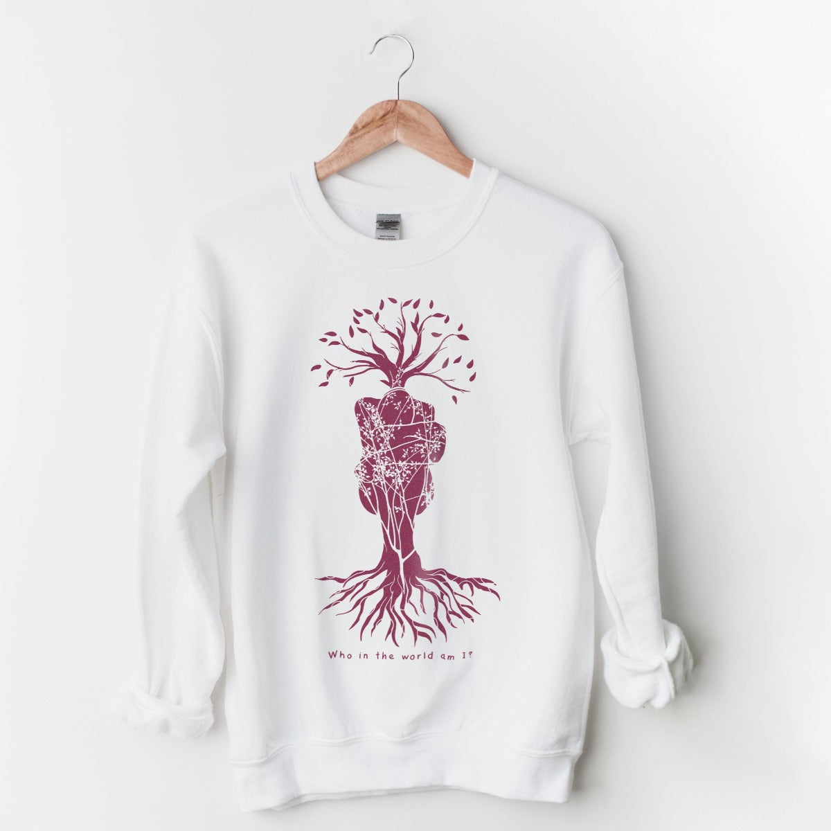 Who In The World Am I?-  Sweatshirt (White)