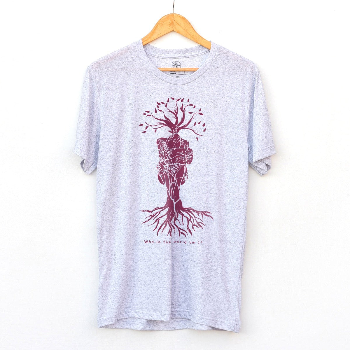 Who In The World Am I? - Tri-Blend T-Shirt (White Fleck 1)