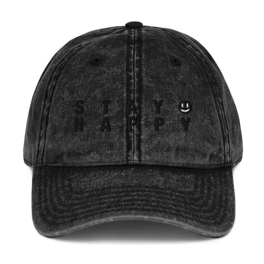 Stay Happy Vintage Cap