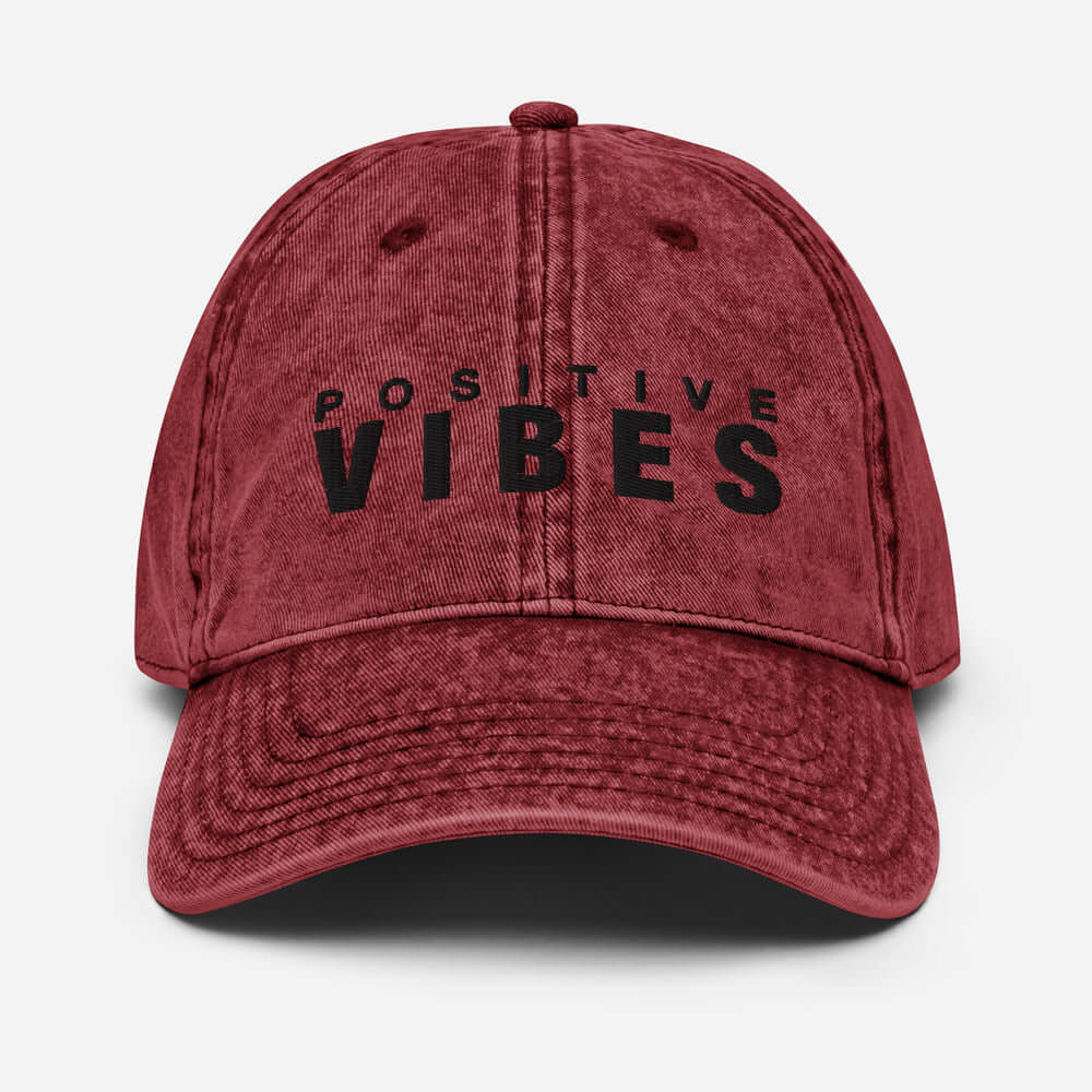 Positive Vibes Vintage Cap
